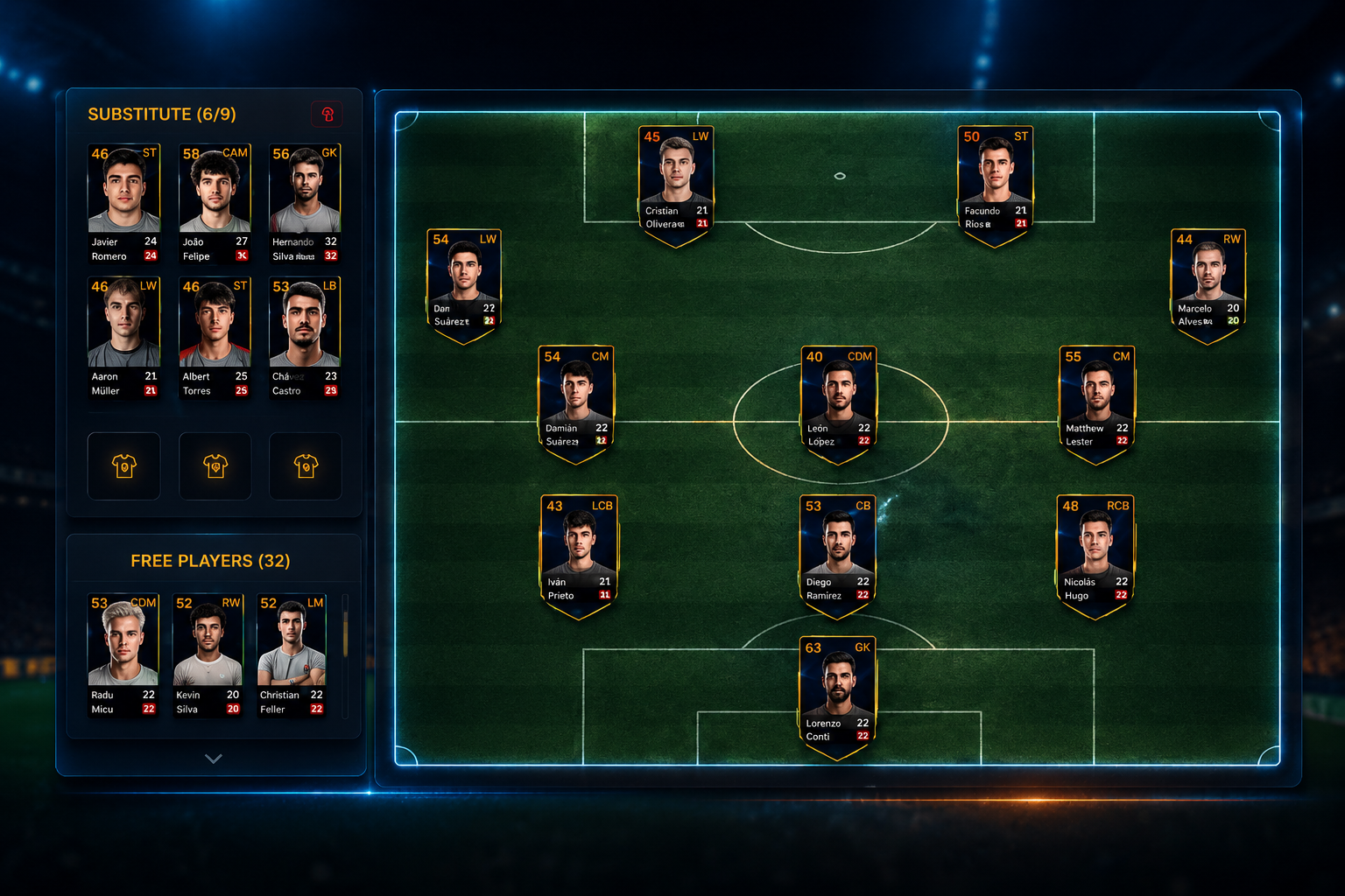 Tactical control and decisions